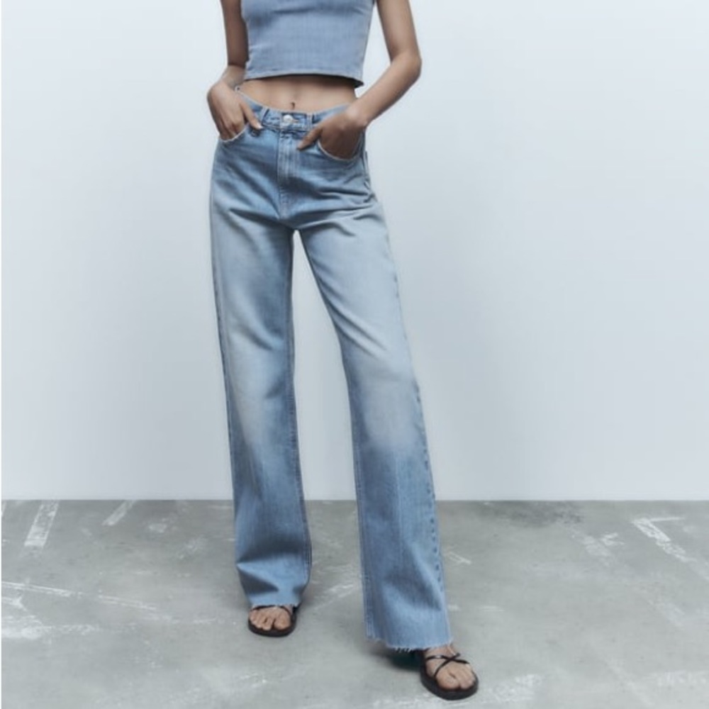 NWT Zara Wide Leg Jeans
